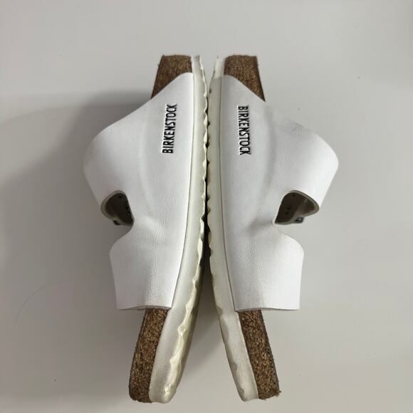 BIRKENSTOCK Arizona Sandals White Double Strap 36 5 - Picture 2 of 6